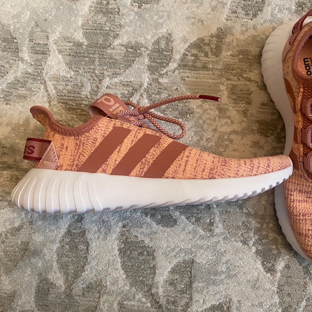 NEW Adidas Kaptir X Raw Pink Cloudfoam running shoe. Size 6.5